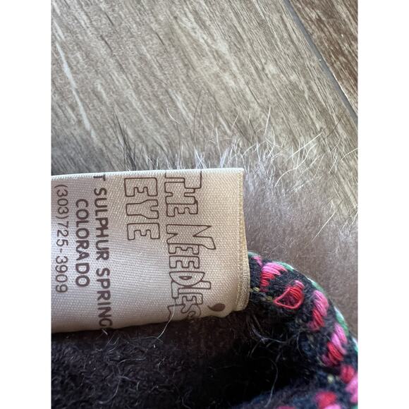 The needles Eye Handmade Animal Natural Fur Brown Moccasins Size 8 - Very Soft - Picture 2 of 14